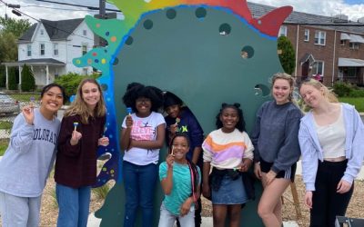 Govans Elementary And Loyola University Collaborates To Paint Iconic Horse Sculpture