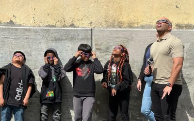 Wolfe Street Students & WJZ-TV Celebrate the Solar Eclipse