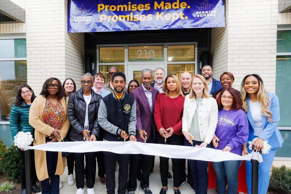 Perkins Square Ribbon-Cutting with City Springs