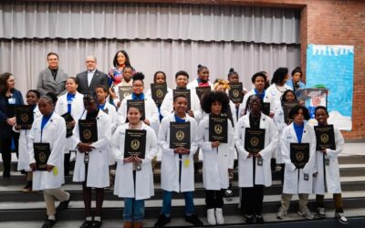 Pimlico Celebrates its 7th Pinning Ceremony for Middle School Health Science Program with LifeBridge Health